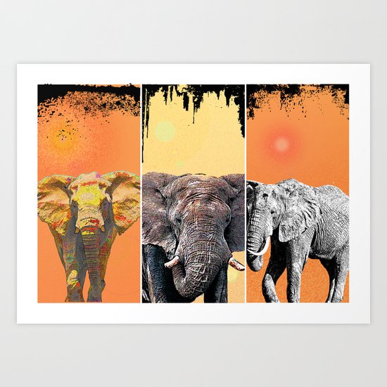 elephant Art Print