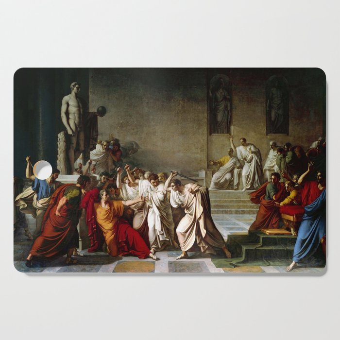La morte di Cesare (The Assassination of Julius Caesar) by Vincenzo Camuccini ,The Death of Caesar Cutting Board