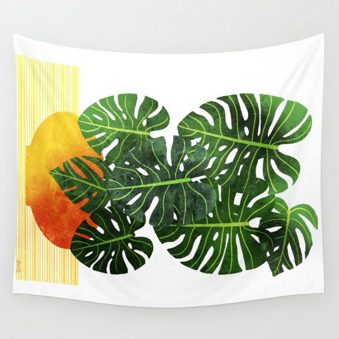 Monstera tapestry new arrivals
