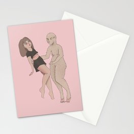 Ladies who love werewolves Stationery Cards