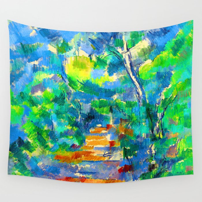 Paul Cezanne Forest Scene Wall Tapestry By Jjbzz Society6