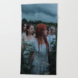 Lost horizon; the stories and visions of girls and women female friends portrait fantasy color photograph / photography Beach Towel