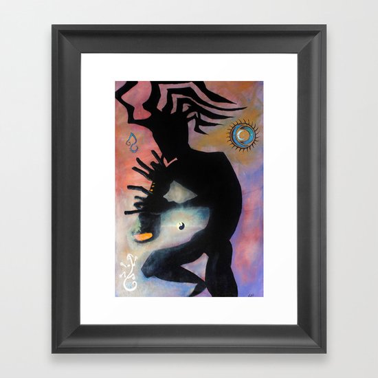 kokopelli Framed Art Print