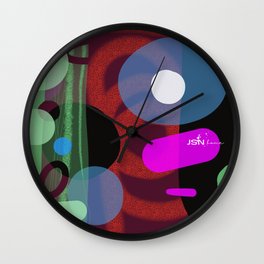 Chroma Kinetix Abstract Artwork 10 Wall Clock
