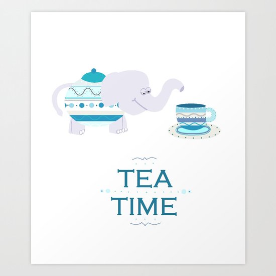 Tea Time Art Print