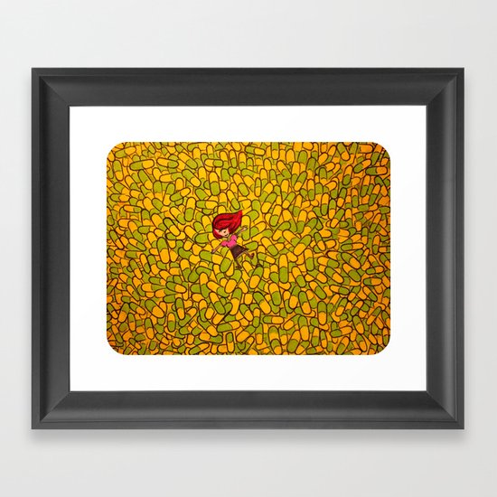 "Floating Upon the Pharma-Sea" Framed Art Print
