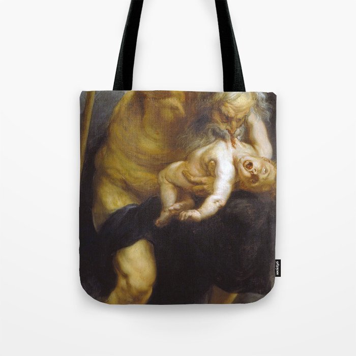 Peter Paul Rubens - Saturn Or Saturn Devouring His Son Tote Bag