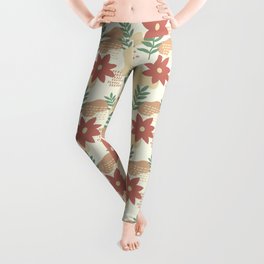 Abstract Nature Pattern  Leggings