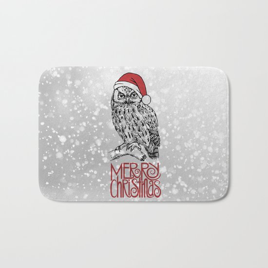 Merry Christmas II Bath Mat