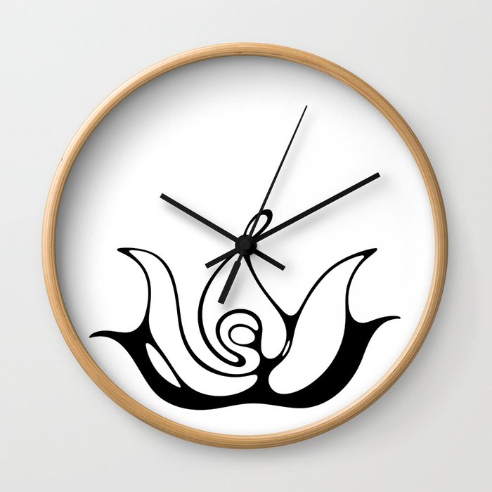 Lotus Wall Clock