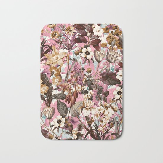 Natural Summer Pattern Bath Mat