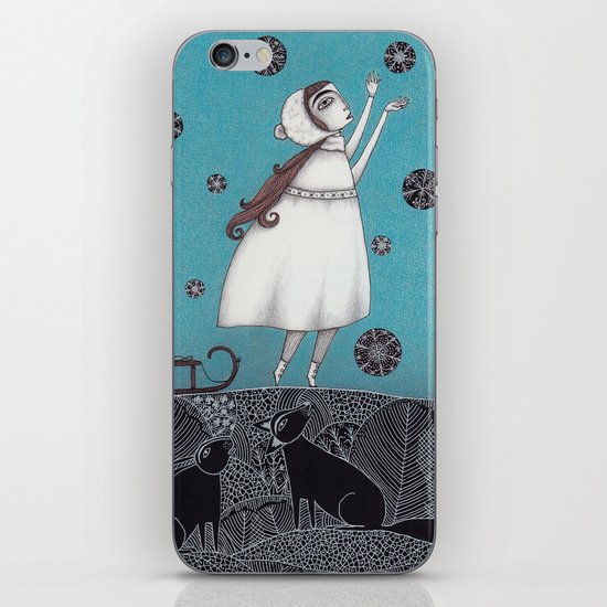 Between the Woods and Frozen Lake iPhone & iPod Skin
