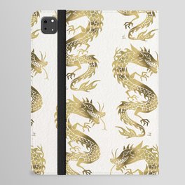 Chinese Dragon – Gold iPad Folio Case