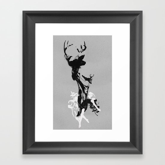 Last time I was a Deer Framed Art Print