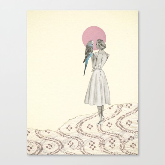 A Bird in the Hand Canvas Print