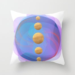 In Line Throw Pillow