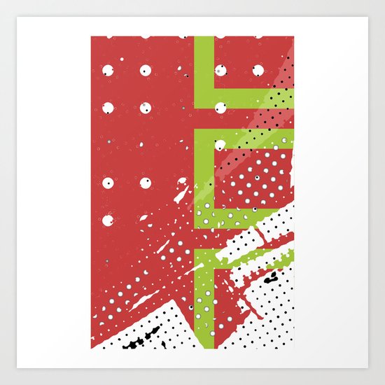 WHITE HOLES Art Print