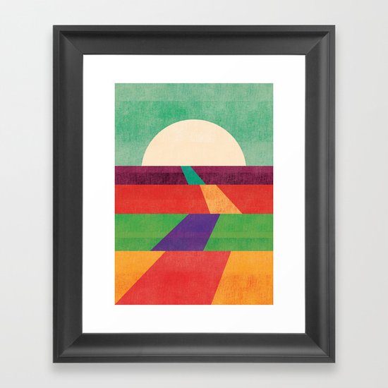 The path leads to forever Framed Art Print