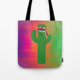 Mojave, one groovy cactus. Tote Bag