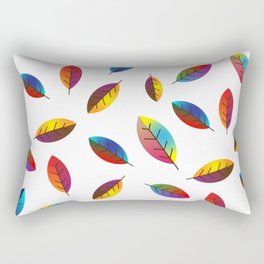 Hello Autumn Colorful fall pattern, back to school  Rectangular Pillow