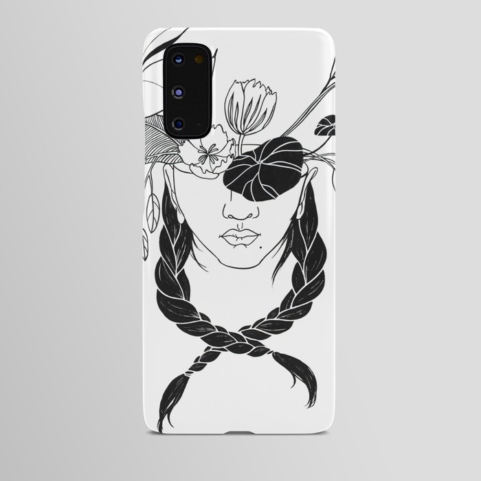 Floral Mask Android Case