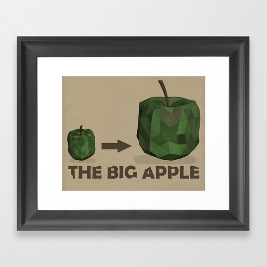 The Big Apple Framed Art Print