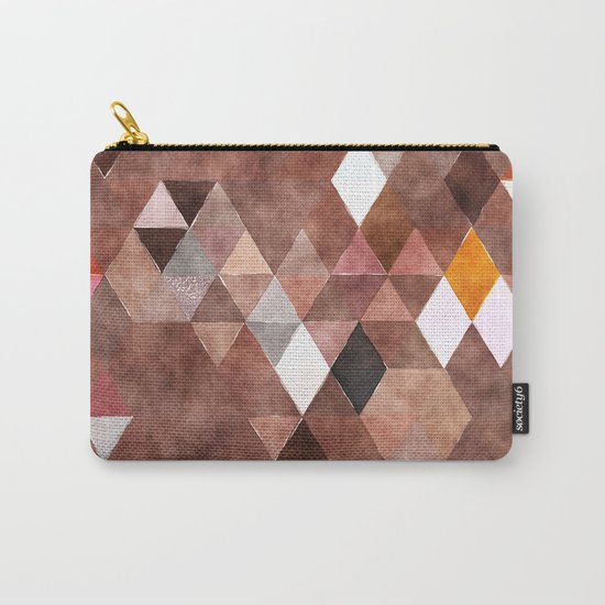 Retro Triangles Pattern 04 Carry-All Pouch