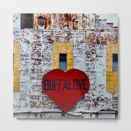 Buffalo Urban statement Metal Print