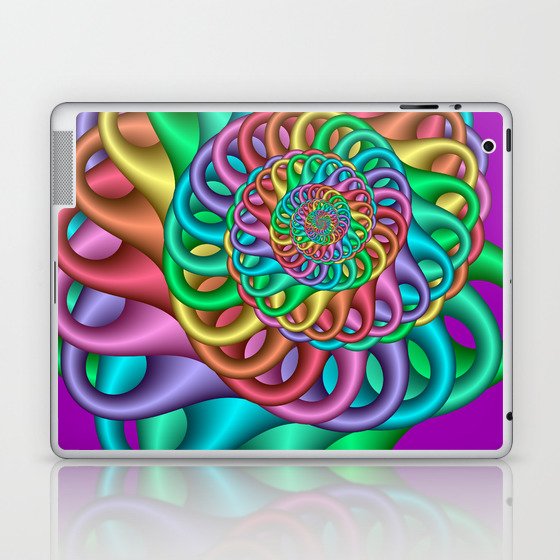 colors on violet -01- Laptop & iPad Skin