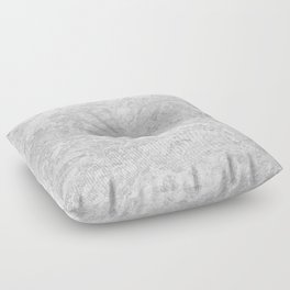 Abstract White Marble Texture Floor Pillow