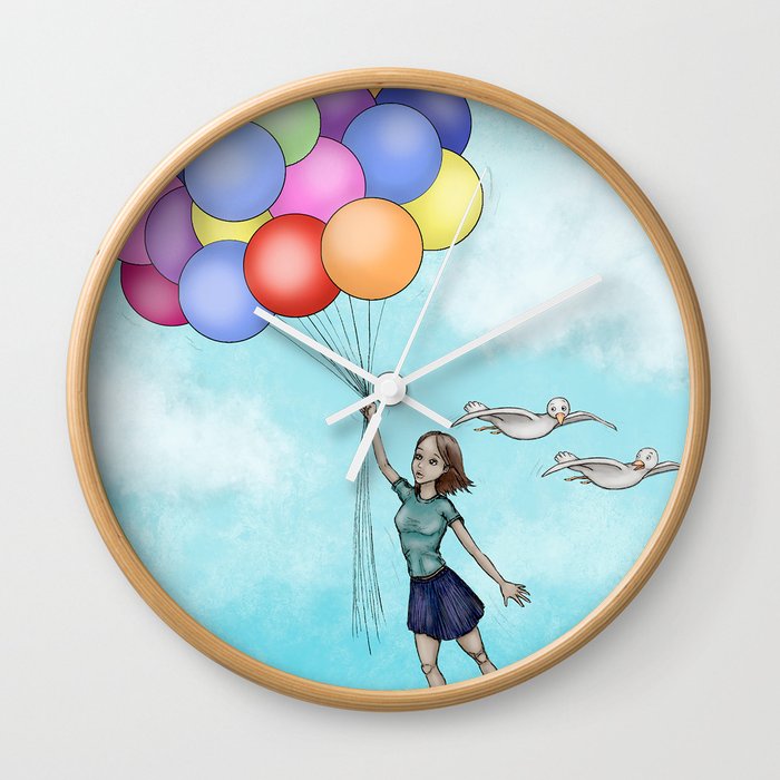 Up In Air Wall Clock
