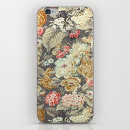 Granny's Regal Gold and Silver Roses iPhone Skin