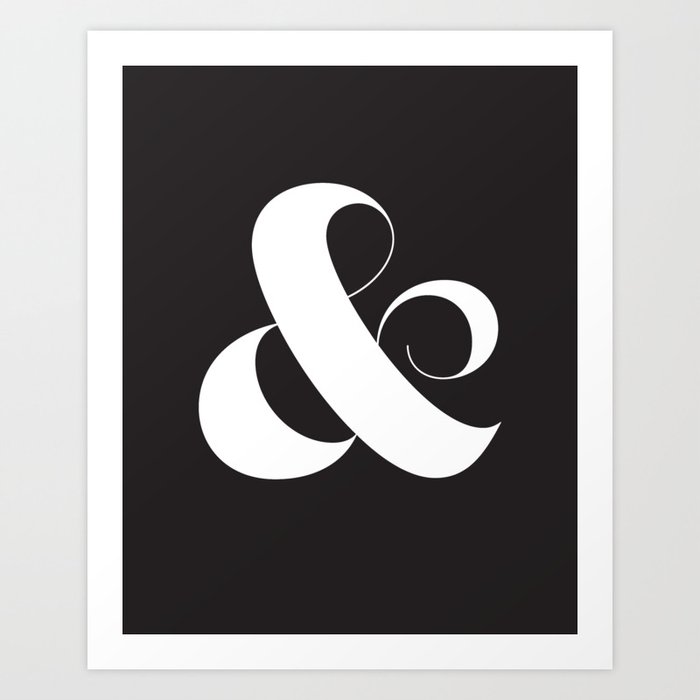 Ampersand Art Print