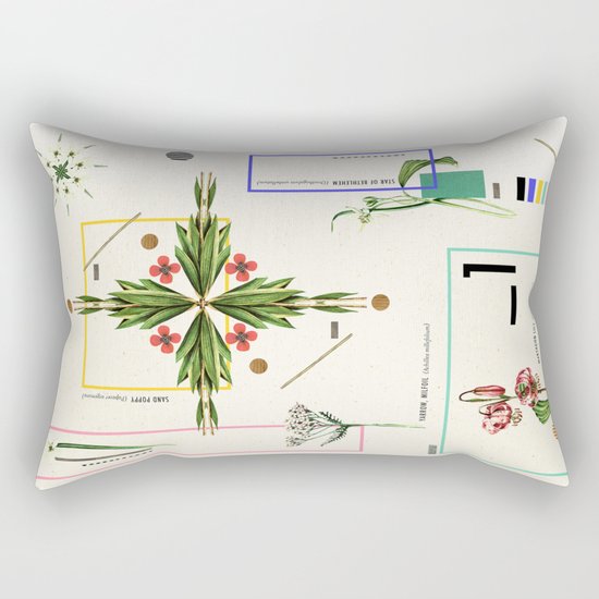 Wild Flowers_1 Rectangular Pillow