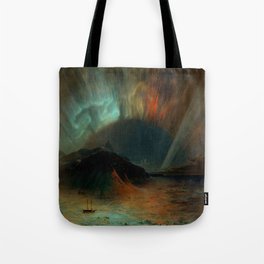 Aurora Borealis by Frederic Edwin Church Tote Bag