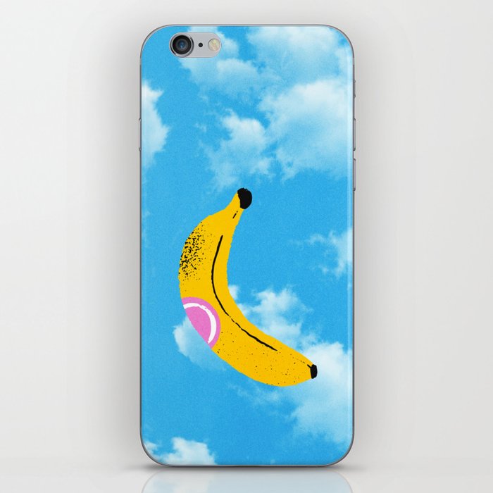 Banana Pop Art: Sky Edition iPhone Skin