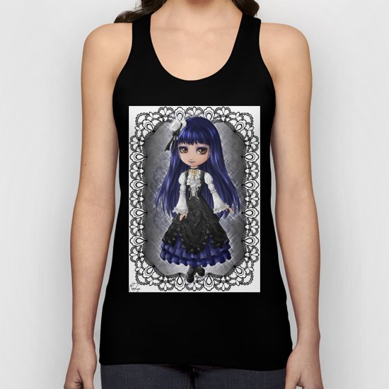Elegant Gothic Aristocrat Unisex Tank Top