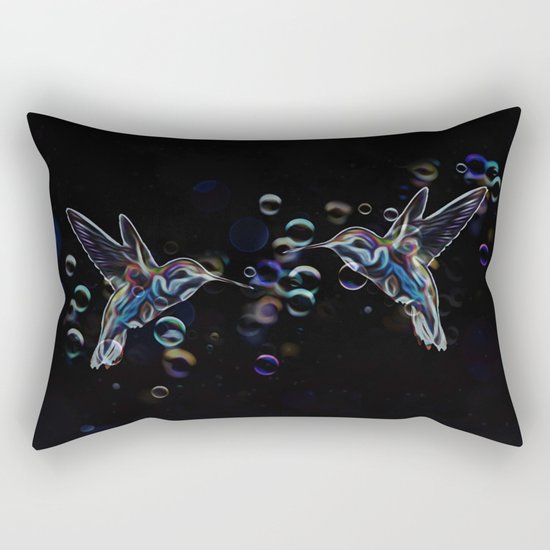 Hummingbirds Rectangular Pillow