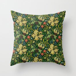 William Morris "Golden Lily" 4 Throw Pillow
