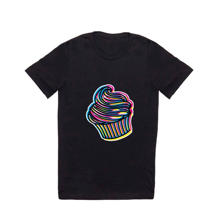 CMYK Cupcake T Shirt by Jade Boylan | Society6