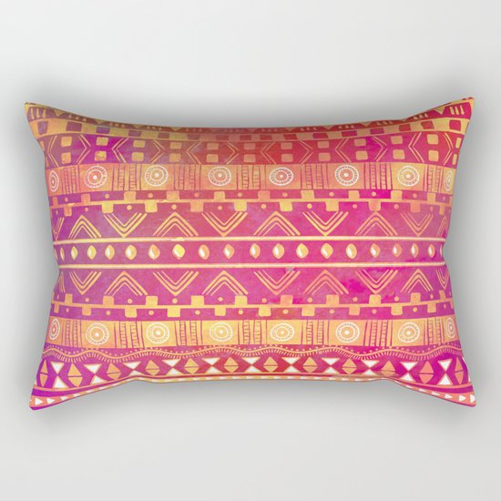 Inspired Aztec Pattern Rectangular Pillow