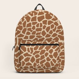 giraffe print backpack
