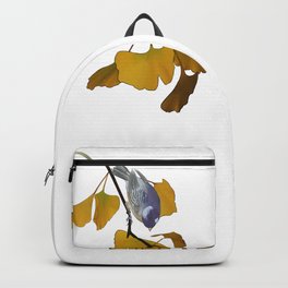 Ginkgo Tree and Bluebird Backpack