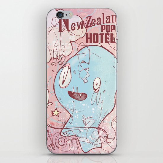 NewZealand Pop Hotel iPhone & iPod Skin