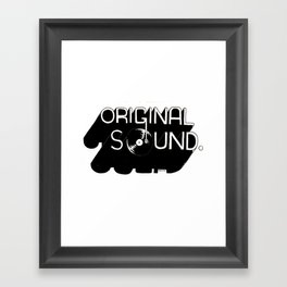 Original Sound Framed Art Print