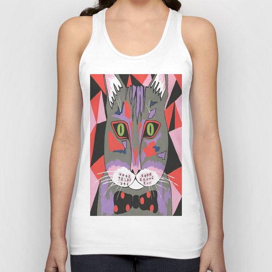 Mr Cat Unisex Tank Top