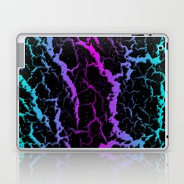 Cracked Space Lava - Cyan/Pink Laptop Skin