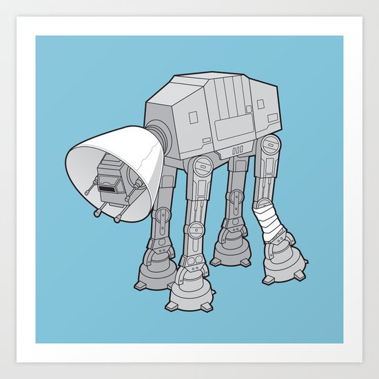 Battle Damage Art Print