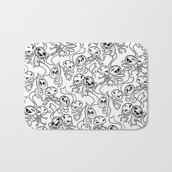 Mummy & Skeleton II Bath Mat