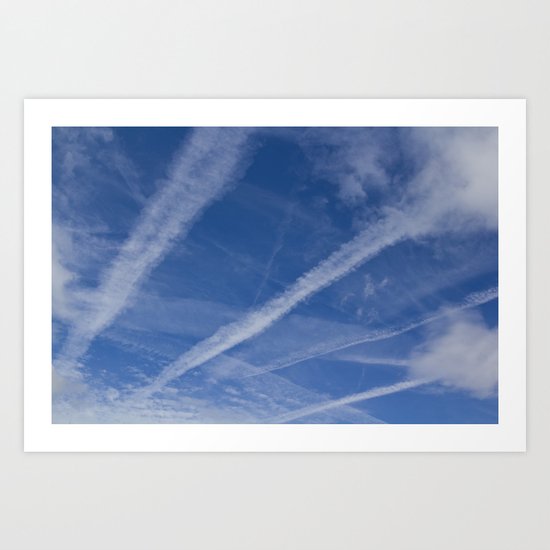 Vapor Trails Art Print